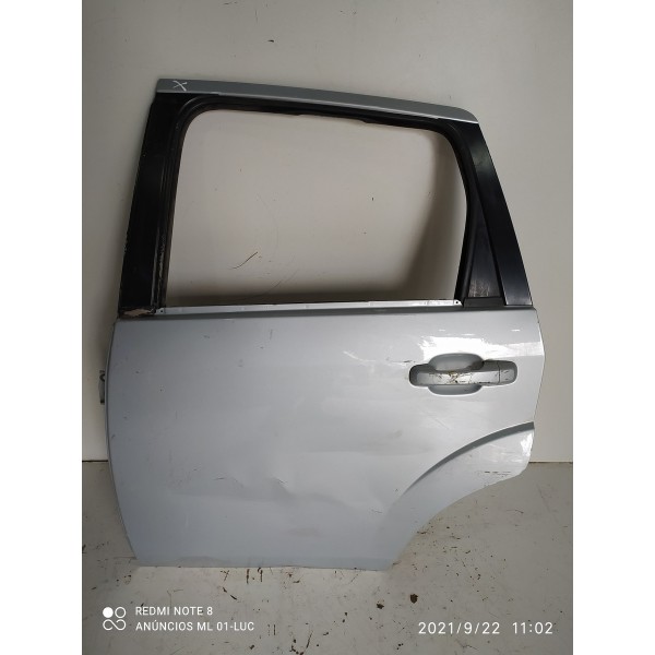 Porta Fiesta Traseira Esquerd 2005 2007 2009 2011 2013 2014 Traseira Esquerda Prateado