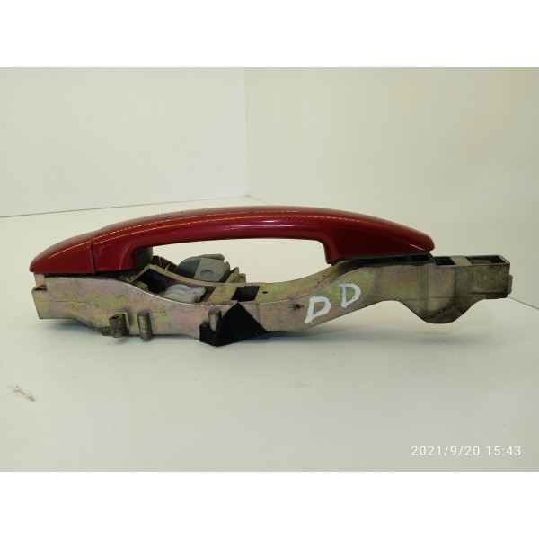 Maçaneta Externa Peugeot 308 408 Dianteira Direita 2011/2016 Vermelho Dianteira