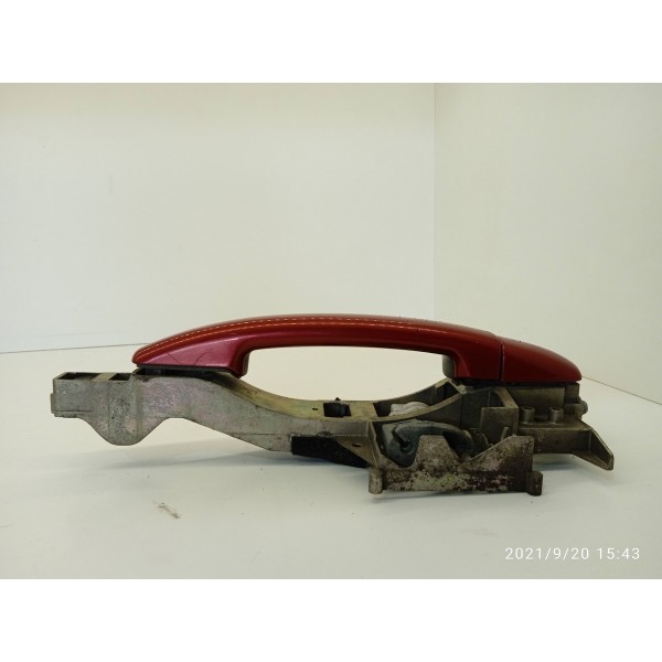 Maçaneta Externa Peugeot 308 408 Dianteira Direita 2011/2016 Vermelho Dianteira
