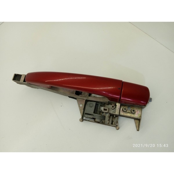 Maçaneta Externa Peugeot 308 408 Dianteira Direita 2011/2016 Vermelho Dianteira