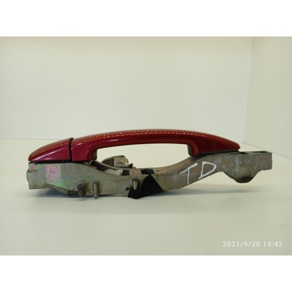 Maçaneta Porta Peugeot 308 408 Traseira Direita 2011/2016 Vermelho Traseira