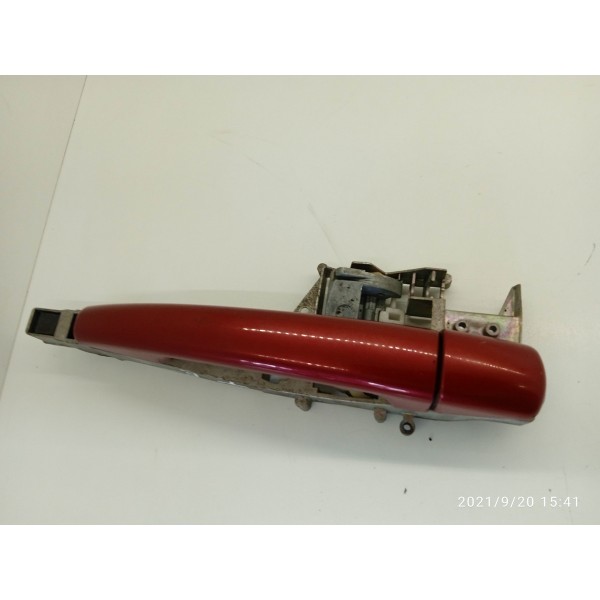 Macaneta Externa Peugeot 308 408 Traseira Esquerda 2011/2016 Vermelho Traseira