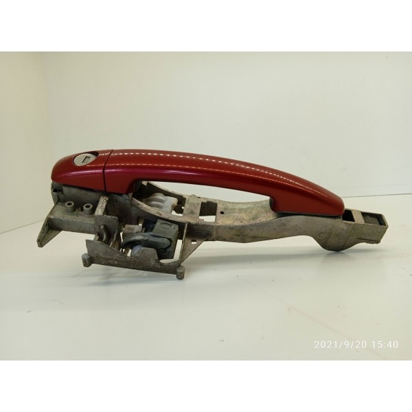 Maçaneta Externa Peugeot 308 408 Dianteira Esquerd 2011/2016 Vermelho Dianteira