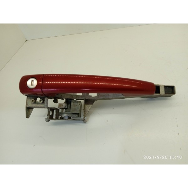 Maçaneta Externa Peugeot 308 408 Dianteira Esquerd 2011/2016 Vermelho Dianteira