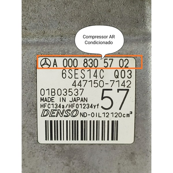 Compressor Ar Condicionad Mercedes Cla200 Gla200 A0008305702