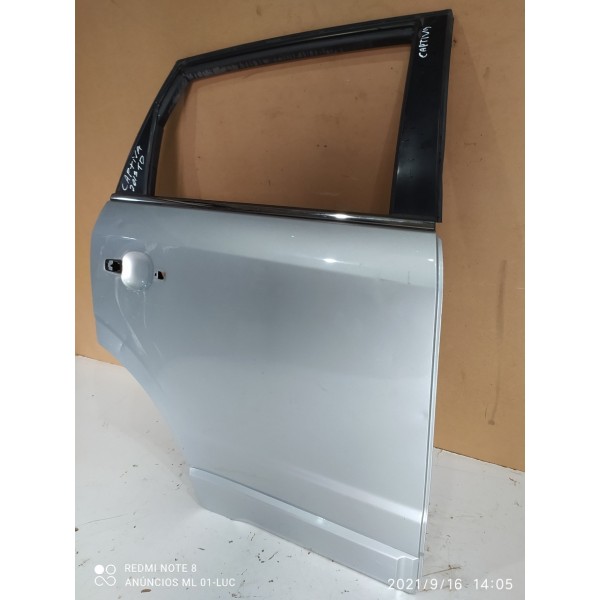 Porta Captiva Traseira Direit 2008 2009 2010 2013 2015 2016 Traseira Direita Prateado