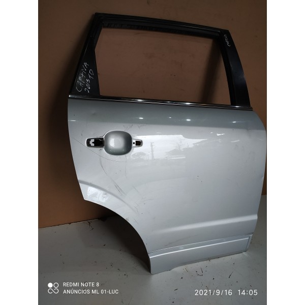 Porta Captiva Traseira Direit 2008 2009 2010 2013 2015 2016 Traseira Direita Prateado
