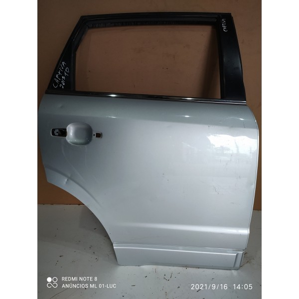 Porta Captiva Traseira Direit 2008 2009 2010 2013 2015 2016 Traseira Direita Prateado