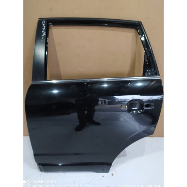 Porta Captiva Traseira Esquerda 2008 2009 2010 2012/2016 Traseira Esquerda Preto