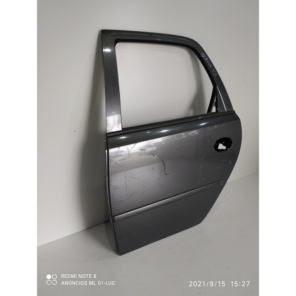 Porta Meriva Traseira Esquerda 2010/2015 Traseira Esquerda Cinza