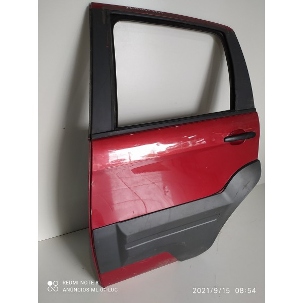 Porta Fiat Idea Adventure Traseira Esquerda 2014/2016 Traseira Esquerda Vermelho