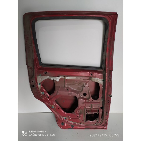 Porta Fiat Idea Adventure Traseira Esquerda 2014/2016 Traseira Esquerda Vermelho