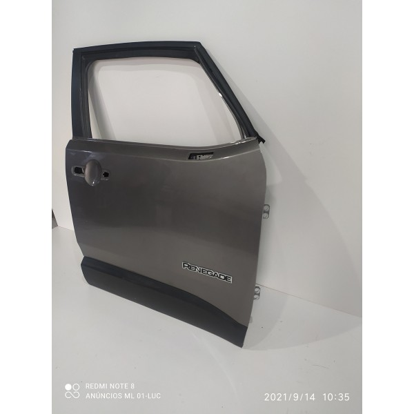 Porta Renegade Dianteira Direita 2015 A 2025 Lisa Dianteira Direita Cinza