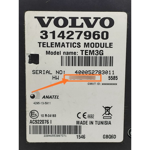 Modulo Gps Volvo V60 S60 Xc60 2011/2018 31427960