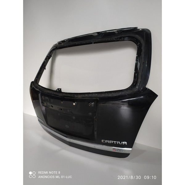 Tampa Traseira Captiva 2008/2016 Preto
