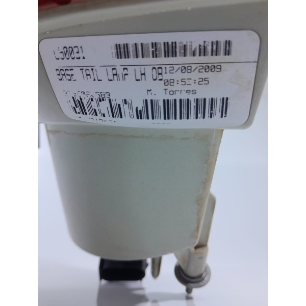 Lanterna Camaro Esquerda Extern 2010 2011 2012 2013 92195243 Esquerdo/motorista Vermelho