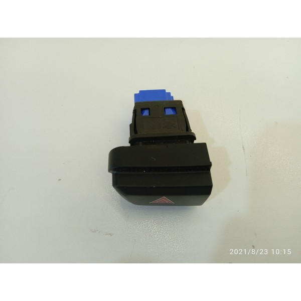 Botao Alerta Peugeot 208 2014/2019 Orig Preto