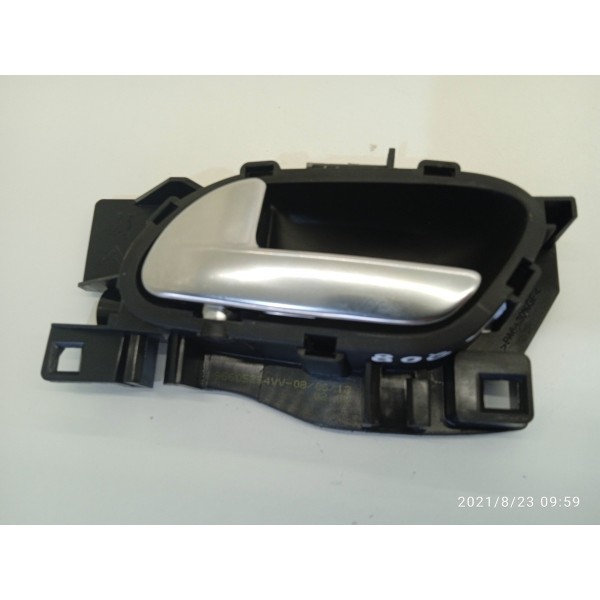 Macaneta Trinco Peugeot 208 Dianteira Esquerda 2014/2019 Cromado Dianteira