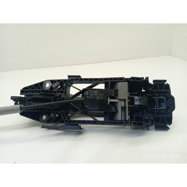 Macaneta Externa Audi A3 Traseira Direita Sensor 2016/2020 Cinza Traseira