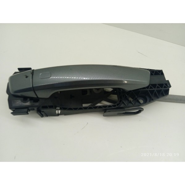 Macaneta Externa Audi A3 Traseira Direita Sensor 2016/2020 Cinza Traseira