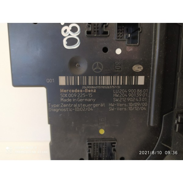 Modulo Caixa Fusiveis Bsi Mercedes C180 07/14 5dk00922515