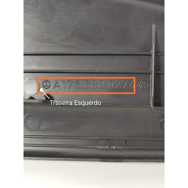 Soleira Porta Mercedes Gla 200 250 Traseira Esq A1766800274 Cinza-escuro