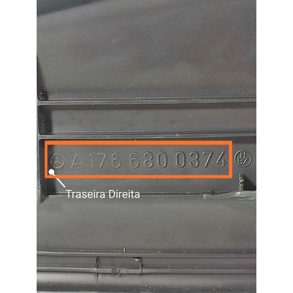 Soleira Porta Mercedes Gla 200 250 Traseira Dir A1766800374 Cinza-escuro