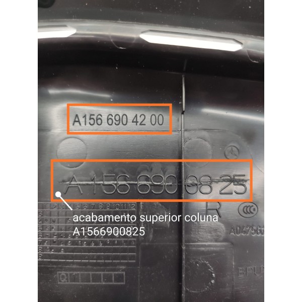 Acabamento Colun B Mercedes Gla Dir 200 250 2018 A1766920200