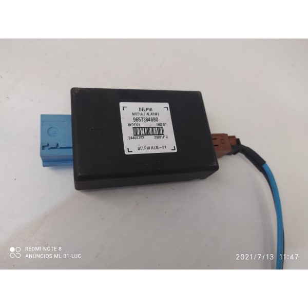 Modulo Alarme Peugeot Citroen 2011/2016 9657384680