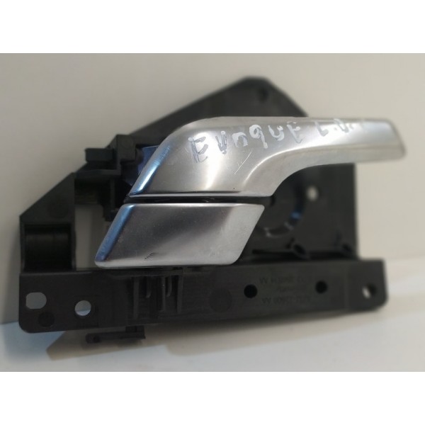 Macaneta Interna Porta Evoque Traseira Direita 2011/2018 Cromado Traseira