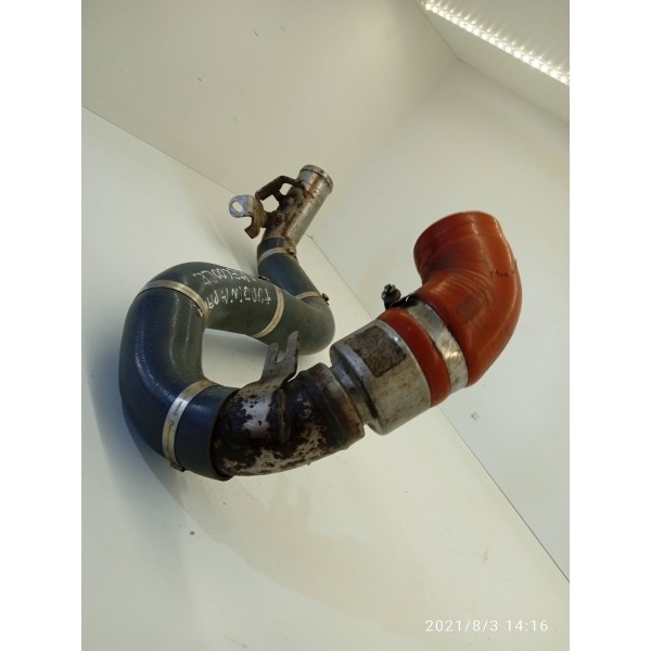 Mangueira Intercooler Turbina Evoque Gasolina 2011 2012 2019 Vermelho