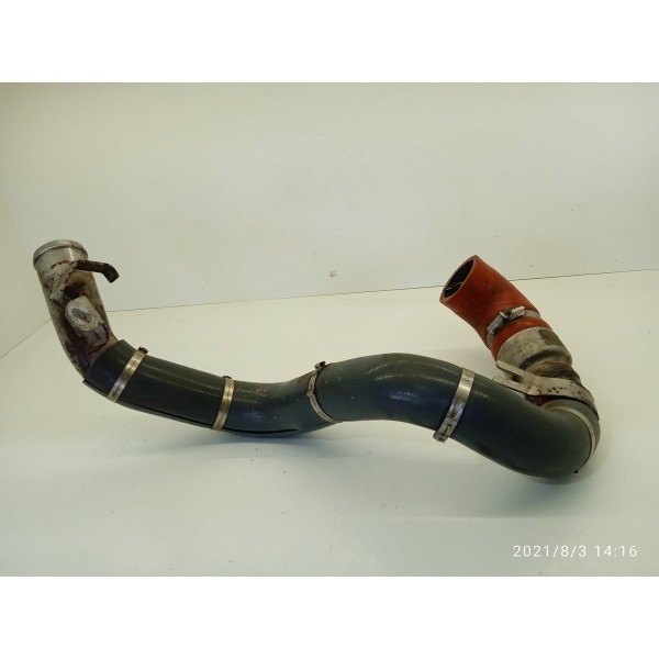 Mangueira Intercooler Turbina Evoque Gasolina 2011 2012 2019 Vermelho