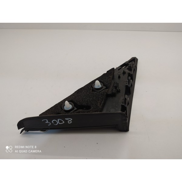 Triângulo Paralama Retrovisor Peugeot 3008 Esquerdo 12/16