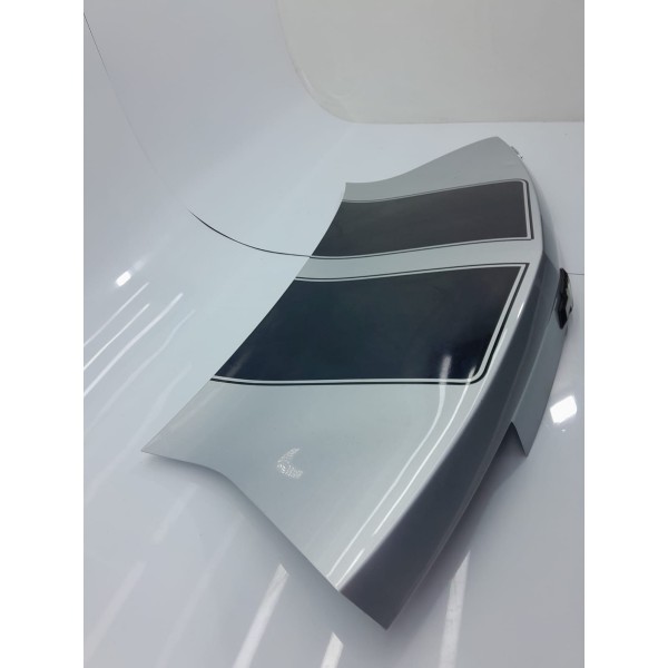 Tampa Traseira Camaro 2010/2015 Lisa Prateado