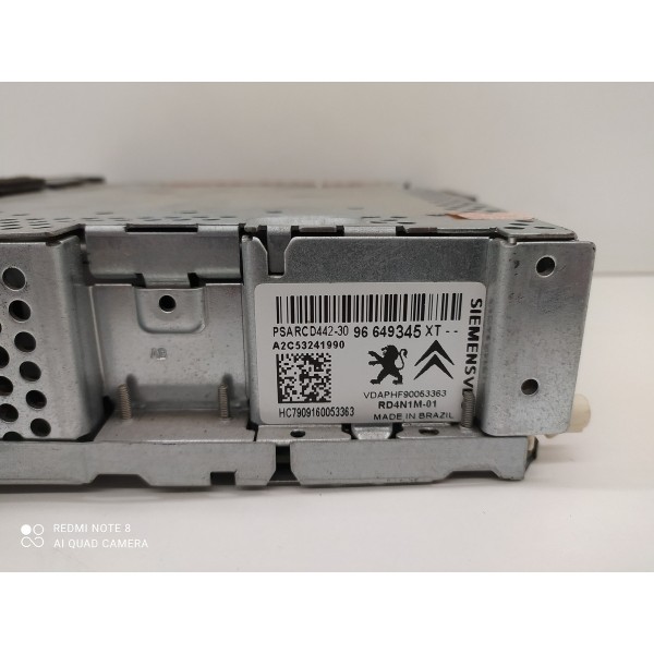 Radio Toca Cd Citroen C4 Pallas Hatch 2008 2009 A 2014 /2124