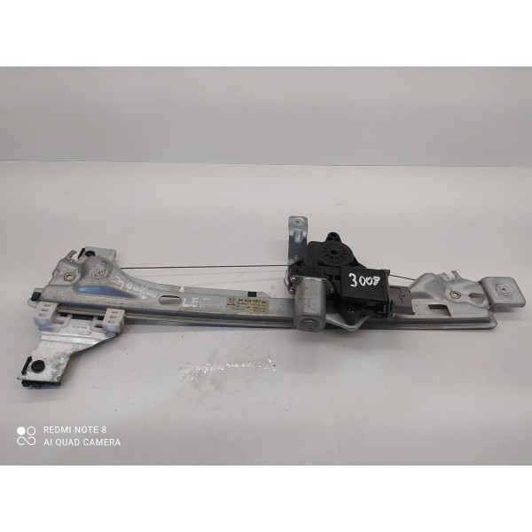 Maquina Vidro Peugeot 3008 Traseira Esq 2012 2013 2014 2016
