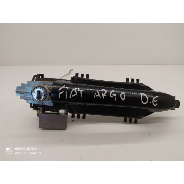 Maçaneta Externa Argo Dianteira Esquerda 2018 2019 2020 2023 Preto Dianteira
