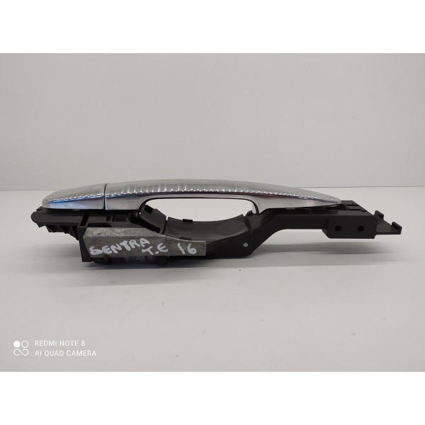 Maçaneta Externa Sentra Traseira Esquerda 2014 2015 2019 Cromado Traseira