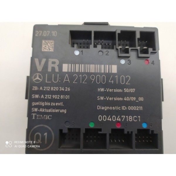 Módulo Porta Mercedes C180 C200 2007/2014 A2129004102