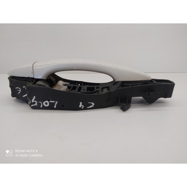 Maçaneta Externa Citroen C4 Lounge Traseira Esquer 2012/2016 Branco Traseira