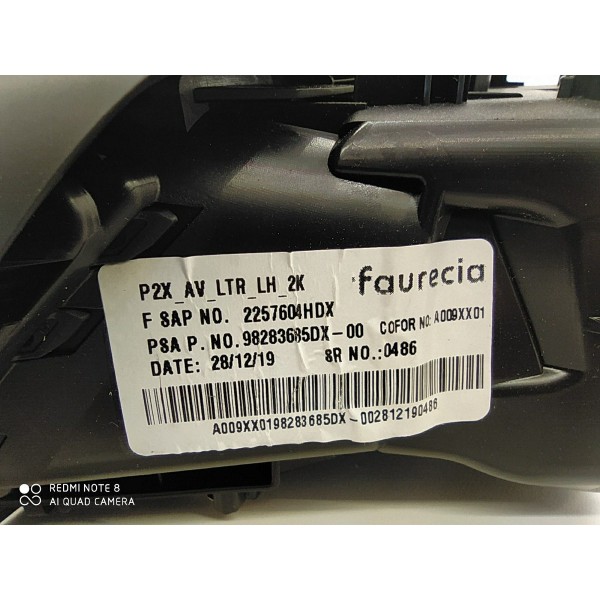 Difusor Ar Peugeot 208 Direito 2020 2022 2023 98283685dx