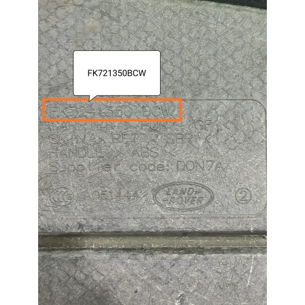 Tampao Fundo Porta Mala Discovery Sport 2014/2019 Cinza-escuro