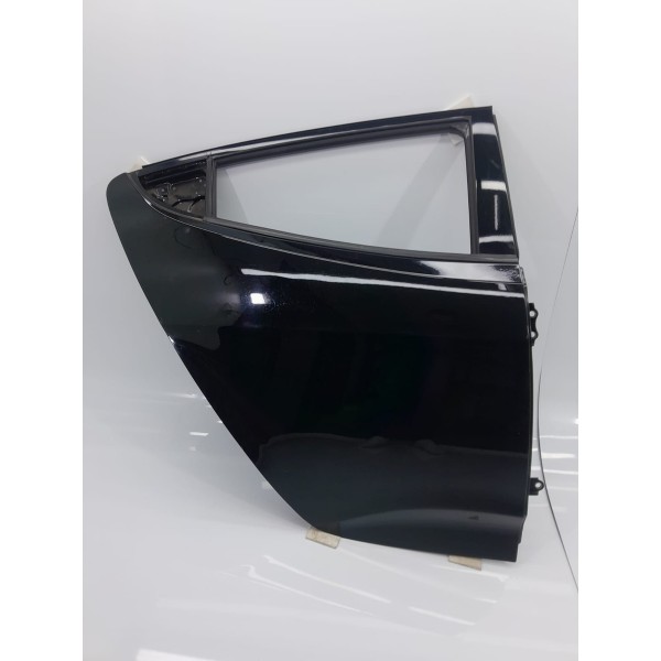 Porta Veloster Traseira 2011 2012 2013 2014 Lisa 77042v020 Traseira Direita Preto