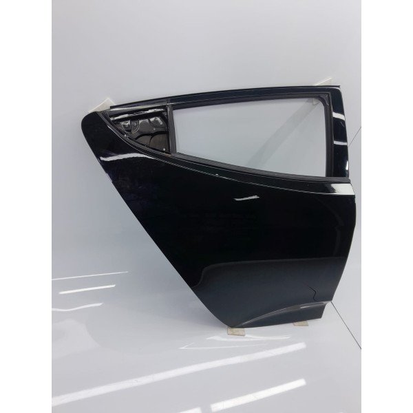 Porta Veloster Traseira 2011 2012 2013 2014 Lisa 77042v020 Traseira Direita Preto