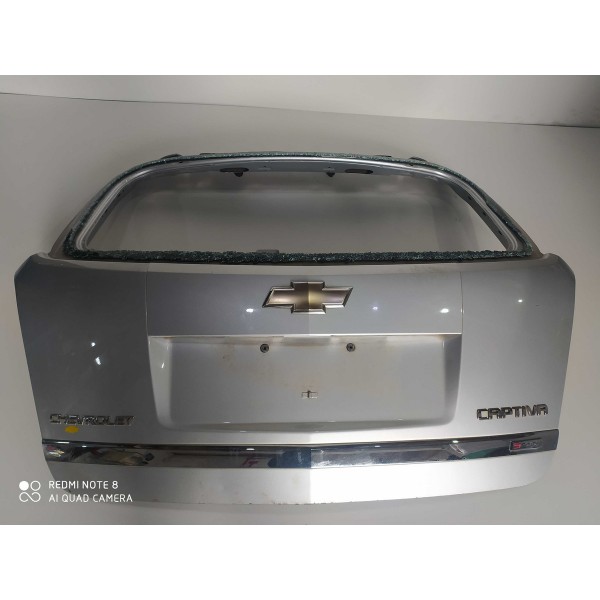 Tampa Traseira Captiva 2008/2016 Prateado
