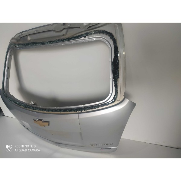 Tampa Traseira Captiva 2008/2016 Prateado