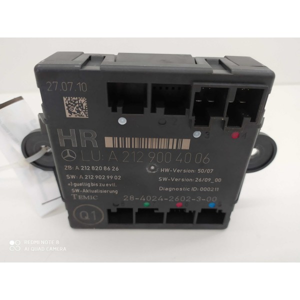 Modulo Porta Mercedes C180 C200 Tras Dir 2007/14 A2129004006