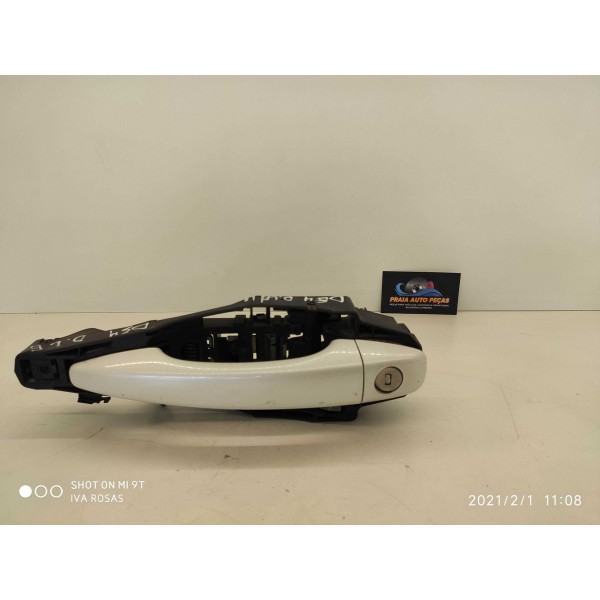 Maçaneta Externa Citroen Ds4 Dianteira Esquerda 2011/2016 Branco Dianteira