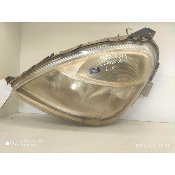 Farol Mercedes Classe A Esquerdo 2000 2001 Orig Detalhe Esquerdo/motorista