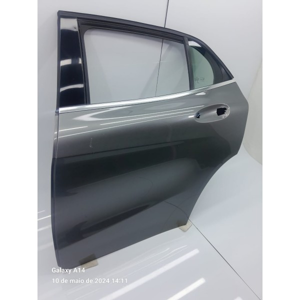 Porta Mercedes Gla 200 250 Traseira Esquerda 2015/2020 Lisa Traseira Esquerda Cinza